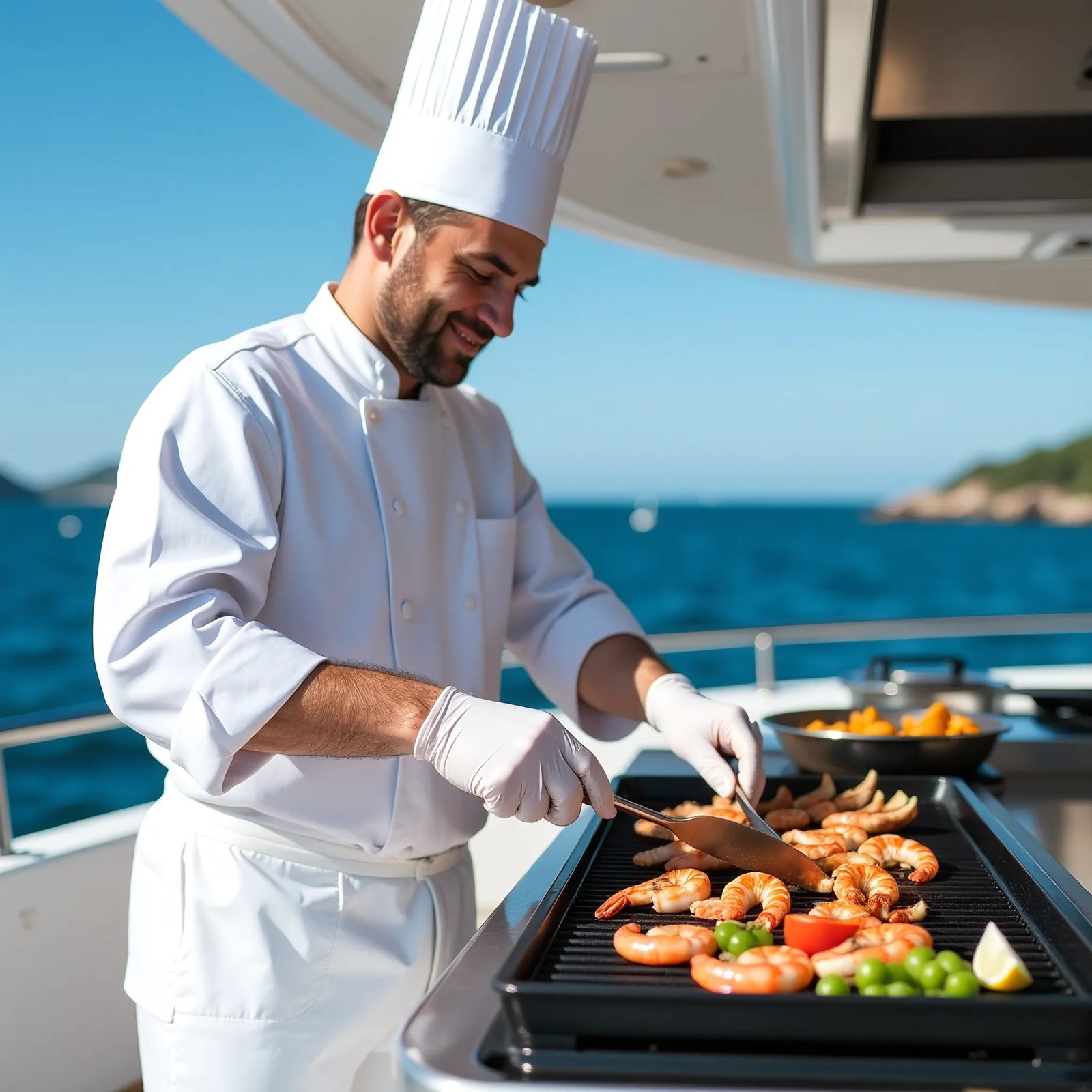Private chef for a villa, superyacht or international residence