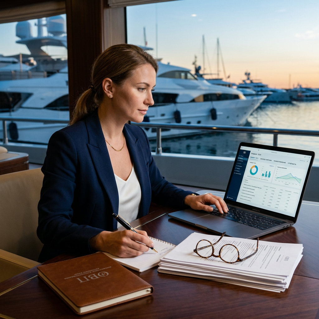 Superyacht budget administration for European UHNW owners